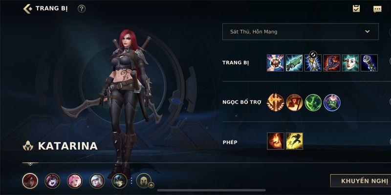 Tìm hiểu về bảng ngọc bổ trợ cho tướng Katarina tốc chiến Tìm hiểu về bảng ngọc bổ trợ cho tướng Katarina tốc chiến